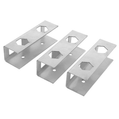 ARTIBETTER 3pcs Under Desk Laptop Mounts Metal Vertical Laptop Stand Desk Mount Holder