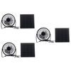 balacoo 3sets Solar Panel Cooling Fan Kit for Pets Lightweight Solar Powered Fan Base for Outdoor Use Ventilation for Animal view 1