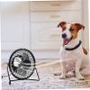 balacoo 3sets Solar Panel Cooling Fan Kit for Pets Lightweight Solar Powered Fan Base for Outdoor Use Ventilation for Animal view 3