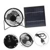 balacoo 3sets Solar Panel Cooling Fan Kit for Pets Lightweight Solar Powered Fan Base for Outdoor Use Ventilation for Animal view 4