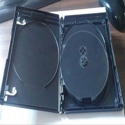 Viva Elite Black 150 PK 15mm Blu-Ray Replace Case Hold 4 Discs (4 Tray NO 4K UHD Logo)