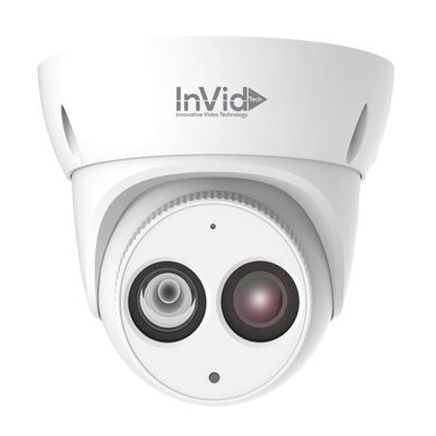 8MP IP Outdoor IR Turret Camera, 2.8mm Lens, 98' IR Range, H.265, H.264, MJPEG