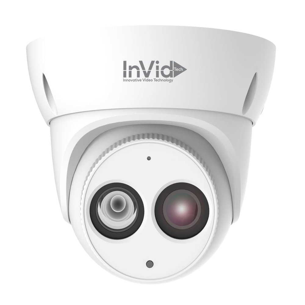 8MP IP Outdoor IR Turret Camera, 2.8mm Lens, 98' IR Range, H.265, H.264, MJPEG