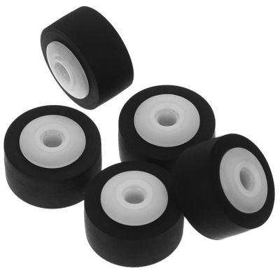 COOLHIYA 5pcs Video Cassette Tape Player Pinch Roller Bearing Roller for Audio Repair Noise Reduction and Enhanced Signal Contact for Tape Recorders and