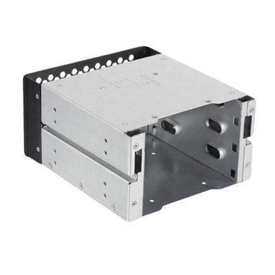 Yardenfun Aluminum Multi-Layer Hard Drive Cage Expansion Rack for SAS Drives Fits Dual Optical Bays Easy Installation Durable Storage for Computer Systems