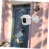 POPETPOP 1set Outdoor Camera Protector Rain Cover for Cam Sturdy Sunshade Roof Easy Installation for Harsh Weather Conditions view 3