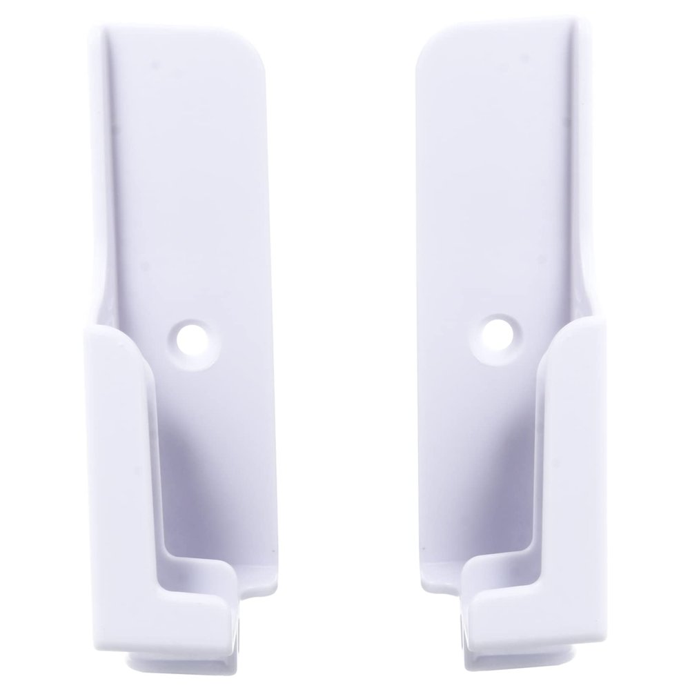 MERRYHAPY 1pair Wall-Mounted Adjustable Slot Bracket for Phone and Tablet Easy Installation Material for Home Office and Smooth