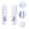 MERRYHAPY 1pair Wall-Mounted Adjustable Slot Bracket for Phone and Tablet Easy Installation Material for Home Office and Smooth view 3