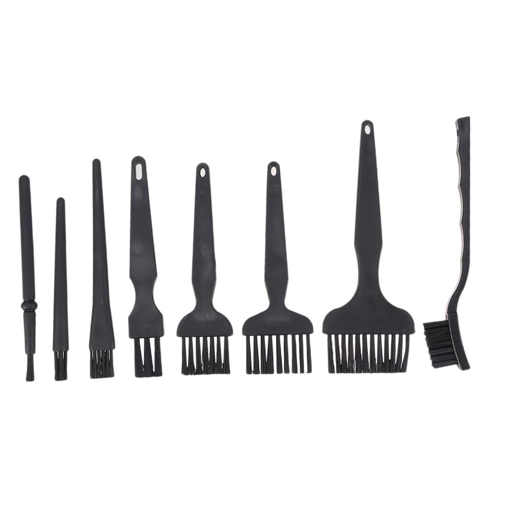 Anneome 8pcs Computer Duster Kit Static Bristle Brush for Laptop Keyboard Motherboard Air Conditioner Easy Clean Storage