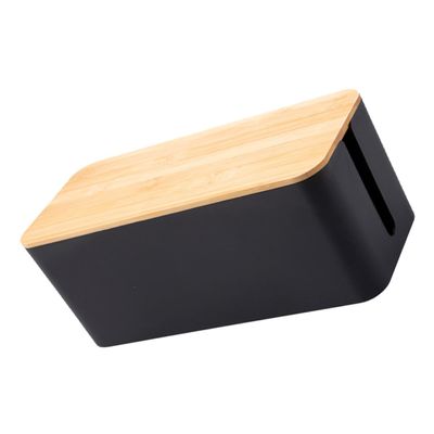 CAXUSD Household Cable Organizer Box Medium Container for Charging Cords Socket Storage and Cable Management for Home Office