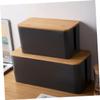 CAXUSD Household Cable Organizer Box Medium Container for Charging Cords Socket Storage and Cable Management for Home Office view 3