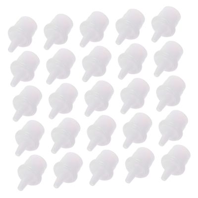 100pcs Plastic Eyelash Glue Bottle Mouth Replacement Plug