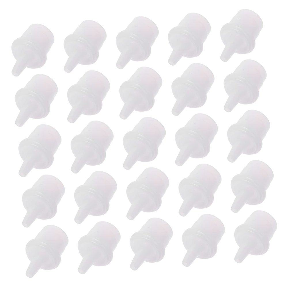 100pcs Plastic Eyelash Glue Bottle Mouth Replacement Plug