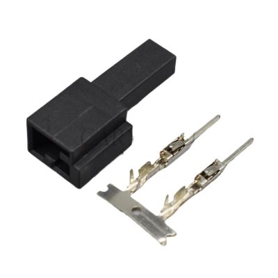 1 Set 2 Car Connector 1-1418639-1 Tweeter p/Lug(Black Male Set)