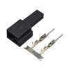 1 Set 2 Car Connector 1-1418639-1 Tweeter p/Lug(Black Male Set) view 1
