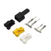 1 Set 2 Car Connector 1-1418639-1 Tweeter p/Lug(Black Male Set) view 2