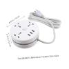 MERRYHAPY Outlet Power Strip Panel Cable White Portable Travel Extension Socket Multi-use Power Strip for Us Plug view 4