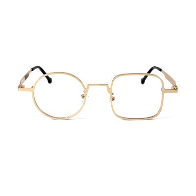 laureles Blue Light Blocking Irregular One Square One Round Readers Reading Glasses Women Computer Eyeglasses (C2, +1.75 Magnification)