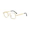 laureles Blue Light Blocking Irregular One Square One Round Readers Reading Glasses Women Computer Eyeglasses (C2, +1.75 Magnification) view 2