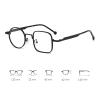 laureles Blue Light Blocking Irregular One Square One Round Readers Reading Glasses Women Computer Eyeglasses (C2, +1.75 Magnification) view 3