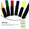 SECFOU 15pcs Hook and Tape Straps and Lightweight Bike Sticky Straps for Organizing Cables for Tidy Bike Wheel Binding view 3