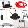 4PCS SFM-27-W Beep Tone Alarm Ringer, DC 3-24V 90dB Active Piezo Electronic Buzzer, Black Continuous Beep Speaker, Electronic Buzzer Alarm Sounder Sound Beep  view 4