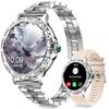 Smart Watches for Women(Answer/Make Calls) with Diamonds, 1.3 HD Bluetooth Smart Watch for Android iOS Phones, IP68 Waterproof Fitness Activity Trackers Smartwatch with Heart Rate/SpO2/Sleep Monitor view 1