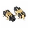 100PCS PJ-209 PJ209 Stereo Jack 2.5MM Golden Female Headphone Socket view 3