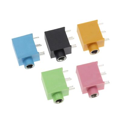 100PCS PJ215 PJ-325 3.5mm Five colours Stereo Headphone Connector Adapter Power Video Jack Socket(20 x 5 colours)