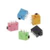 100PCS PJ215 PJ-325 3.5mm Five colours Stereo Headphone Connector Adapter Power Video Jack Socket(20 x 5 colours) view 2