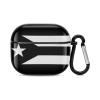 Black and White Porto Rico Porto Rico Bluetooth Earbuds Case Cover for Airpods 3 with Keychain,Unisex Shockproof Protective Wireless Charging Case Cover view 1