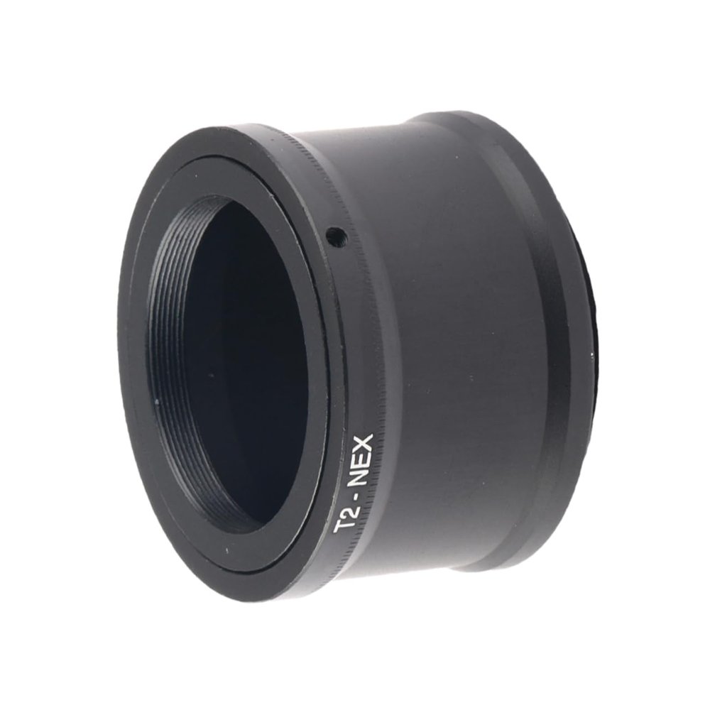 MERRYHAPY Ny T2 Telephoto Lens Adapter Ring Black Camera Mount Adapter for T2 Lens No Cross-Thread