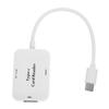 3 in 1 USB Type-C Card Adapter for Micro Cards, White view 1