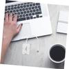 3 in 1 USB Type-C Card Adapter for Micro Cards, White view 3
