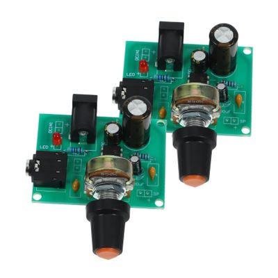 OSOLADY 2sets Amplifier Board Kit Audio Amplifier Module Stereo DIY Soldering Kit