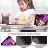 for iPad Pro 11 Inch Case 2024 5th Generation (M4),Slim Lightweight Smart Shell Stand Cover with Auto Wake/Sleep for iPad Pro 11 Inch Case 2024 M4(Model: A2836/A2837/A3006),Purple Flowers view 4