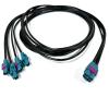 keisnoaja E6K10A-1CAZ5-Z Female to E6K10A-1CAZ5-Z Female H-MTD Ethernet Cable GG2Speed251 (E6K10D-1CAZ5 to E6K10A-1CAZ5*4, 5M) view 2