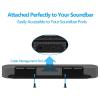 QERPON Metal Wall Mount Bracket Soundbar Wall Display Holder Stand with Mounting Screws for Gen 1 Gen 2 view 2