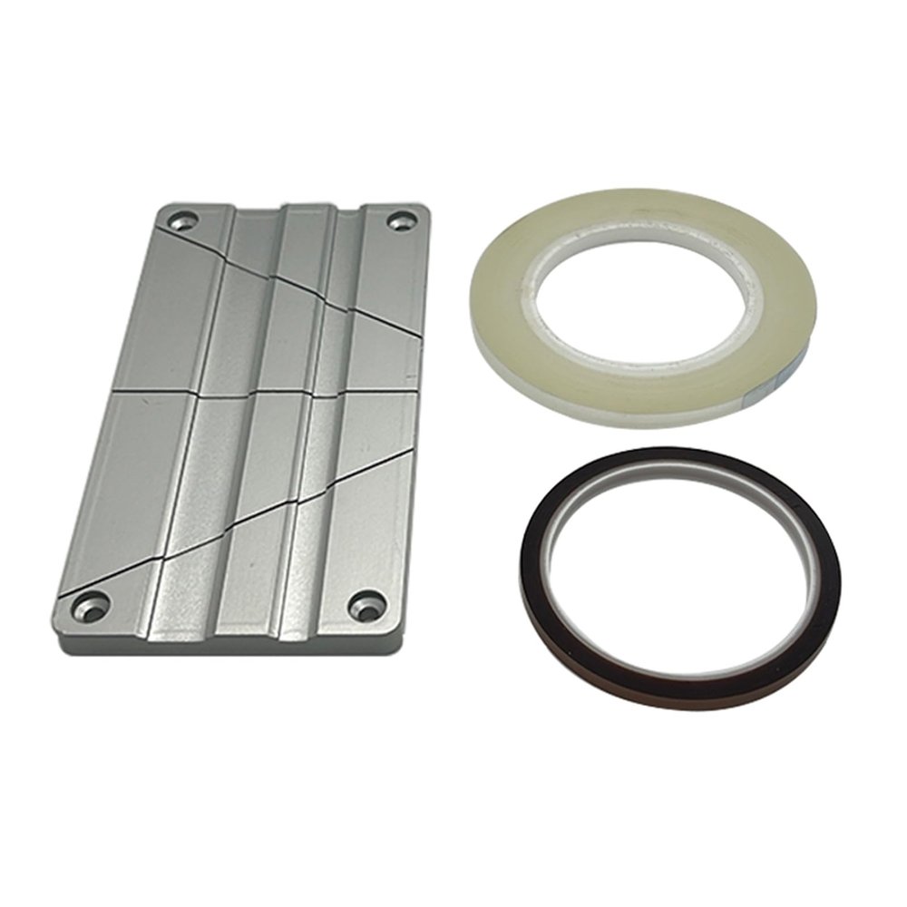 QERPON Professional 1/4 10Inch Tape Splicing Set for Opening Reel to Reel Tape Adjustable Length Block Easy Install