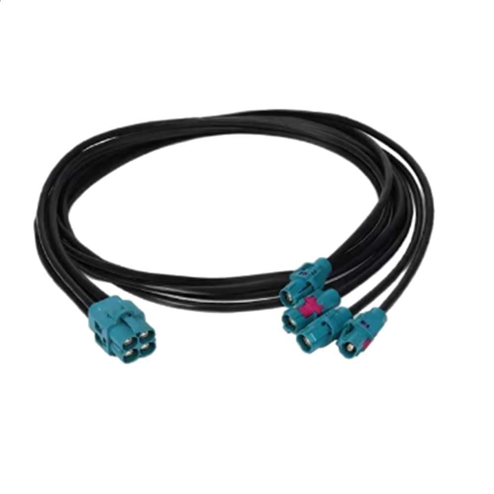 keisnoaja E6K10A-1CAZ5-Z Female to E6K10A-1CAZ5-Z Female H-MTD Z Automotive Ethernet Cable GG2Speed251 (E6K10D-1CAZ5 to E6K10A-1CAZ5*4, 10M)