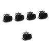 HOMSFOU 5pcs Landline Phone Cord Replacement Telephone Wire Black Extension Cord Phone Cable for Home Office view 1