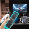 2Pack Case for Vizio TV Remote, Cover Compatible with Vizio Smart TV Remote Control XRT136 / XRT140 Silicon Universal Sleeve Skin Glow in The Dark Blue Green view 2
