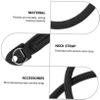 MERRYHAPY Safety Camera Strap Microfiber Shoulder Neck Strap for and Mirrorless Cameras Hook Soft and Flexible Design for Outdoor Photography view 3