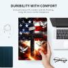 Case for 6.8" Kindle Paperwhite (11th Generation-2021) and Kindle Paperwhite Signature Edition PU Leather Slim Smart Cover with Auto Wake/Sleep for Kindle Paperwhite 2021 E-Reader,Cross American Flag view 3