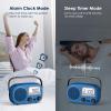 Audiocrazy Portable AM FM Rechargeable Bluetooth Radio with Clock view 4