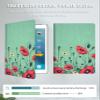 Case for 6.8" Kindle Paperwhite (11th Generation-2021) and Kindle Paperwhite Signature Edition PU Leather Slim Smart Cover with Auto Wake/Sleep for Kindle Paperwhite 2021 E-Reader,Blue Art Flowers view 4