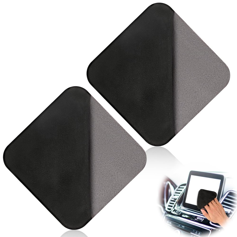 2 PCS Car Screen Cleaner, Car Touch Screen Cleaner, Microfiber Cloth Auto Touchscreen Cleaning Wipes, Car Cleaning Wipes Cleaning Cloth Screen Cleaner Cloth for Vehicle Dashboard Car Display Interior