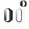 (2 Pack) Case for Xiaomi Smart Band 9 Global Version (2024) 1.62" Amoled Display, Hard PC Screen Protector,9H Tempered Glass Ultra-Thin Full-Coverage Shockproof Bumper,Transparent&Black. view 1