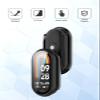 (2 Pack) Case for Xiaomi Smart Band 9 Global Version (2024) 1.62" Amoled Display, Hard PC Screen Protector,9H Tempered Glass Ultra-Thin Full-Coverage Shockproof Bumper,Transparent&Black. view 2