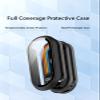 (2 Pack) Case for Xiaomi Smart Band 9 Global Version (2024) 1.62" Amoled Display, Hard PC Screen Protector,9H Tempered Glass Ultra-Thin Full-Coverage Shockproof Bumper,Transparent&Black. view 3